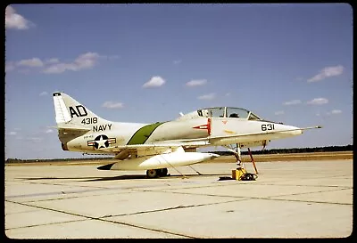 Vintage 35mm Kodachrome Slide Of A VA-45 TA-4F Skyhawk Taken In December 1969 • $1.99