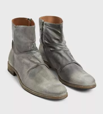 $698 Brand New John Varvatos Collection Morrison Sharpei Leather Boots 12 • $349.99