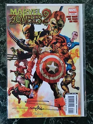 Marvel Zombies Vol 2 #1 (2007) Art Suydam Signed(no Coa) Robert Kirkman  • $22