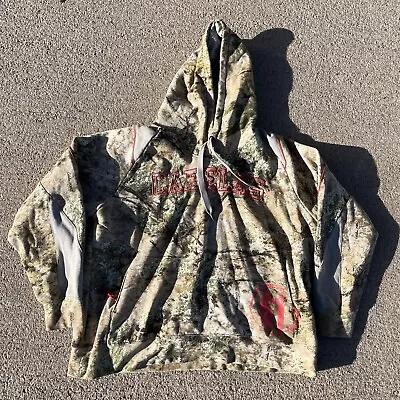 Cabelas Storm Cotton Hoodie Men XL Hunting Camouflage Zonz Western 61 Fleece • $25