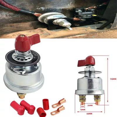 Heavy Duty Master Battery Quick Disconnect 12V DC Power Shut Off Switch ON/OFF • $19.99