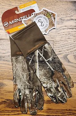 Realtree Edge Manzella Snake Touchtip Hunt Glove Warm Men's M/L Camo Stay Dry • $16.90