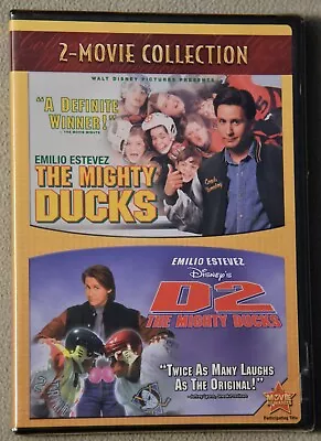NEW- The Mighty Ducks & D2 The Mighty Ducks 2 DVD Set Emilio Estevez • $12.50