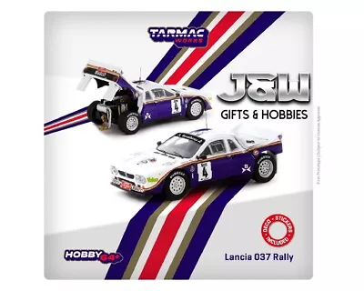 Tarmac Works Lancia 037 Rally Rally Costa Brava 85 S. Servià/J. Sabater #4 1/64 • $21.99
