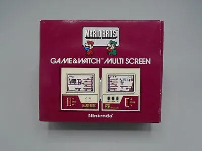 Nintendo Game & Watch Mario Bros. Multi Screen MIB MW-56 1983 • $650