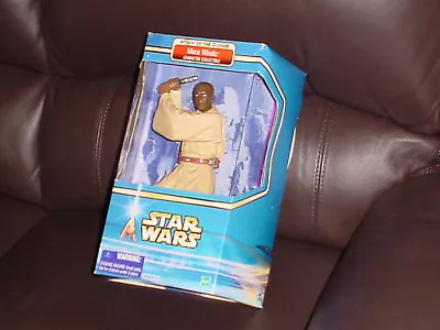 Star Wars Action Figure * 2002 * Ten Inch * Mace Windu * As New In Box * Hasbro • $55