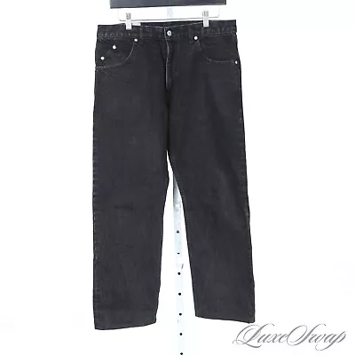 #1 MENSWEAR CHCM Made In Japan Black Faded Grey Washed Selvedge Denim Jeans 32 • $9.99