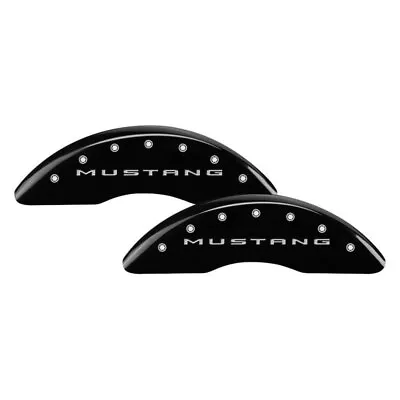 For Ford Mustang 15-20 Caliper Covers Gloss Black Caliper Covers W Mustang / Bar • $289
