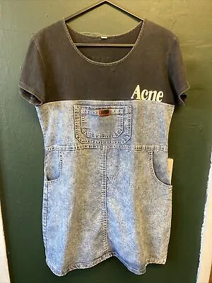 £19.99 • Buy Acne Studios Denim T-shirt Dress UK Size S