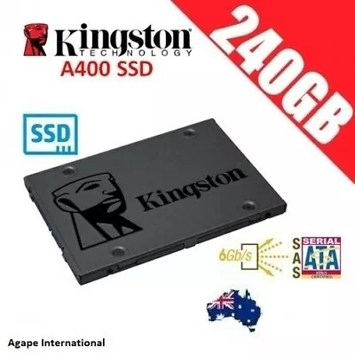 Kingston A400 SSD 240GB Solid State Drive SATA 3 6GB/s Laptop PC Notebook Up To  • $59.95