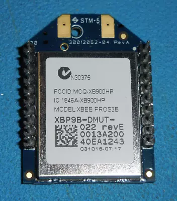 Digi XBee ProS3B  Radio RF Transceiver Module XBP9B-DMUT 902MHz- 928MHz • $48.88