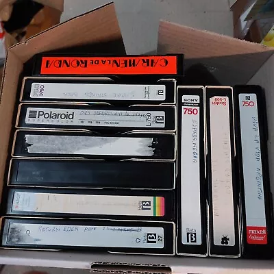 BETAMAX Blank Tapes Used 195 Min L750 For Betamax/Betacord Mixed Bundle X 10 • $29.99