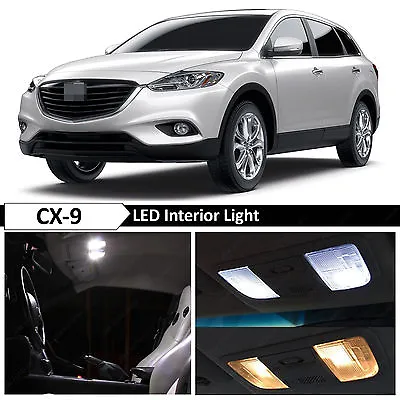 13x White Interior LED Light Package Kit For 2007-2016 Mazda CX-9 CX9 • $12.89