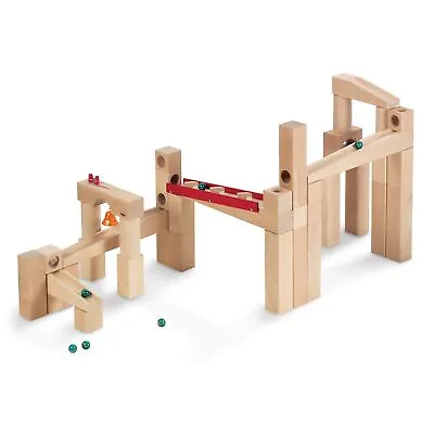 HABA Ball Track Large Basic Set - 42 Piece Wooden Marble Run For Beginner To ... • $238.21