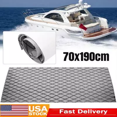 70x190cm EVA Marine Flooring Mat Anti-Slip Self Adhesive Decking Decorative Pad • $52.24