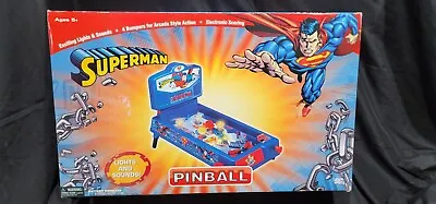 Superman  Saving The World  Deluxe Edition  Extremely Rare  Mini Pinball 91' Nib • $550