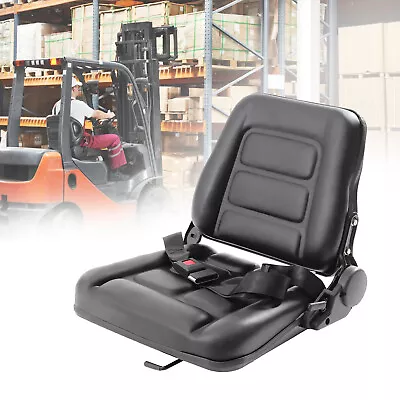 Forklift Seat For Cark Cat Hyster Yale Toyota Mitsubishi Black Universal Parts • $142