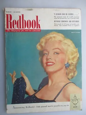 Redbook Magazine - March 1953 Issue - MARILYN MONROE Cover • $14.99