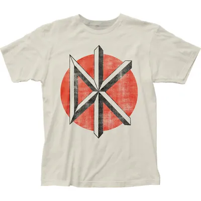 Dead Kennedys Distressed Logo T Shirt Mens Licensed Rock N Roll Vintage White • $17.49