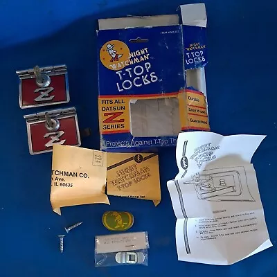 $129.99 • Buy 79-83 Datsun 280zx T-top T Top Interior Trim Locks With Keys Nos Night Watchman