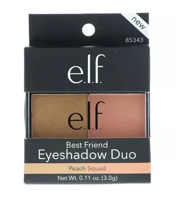 E.l.f. (elf) Best Friend Eyeshadow Duo Peach/Squad .11 Oz *NEW* • $5