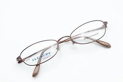 FLEXON Select By Marchon 1137 Autumn Brown 52-18-135 Oval Eyeglass Frames J170 • $26.99