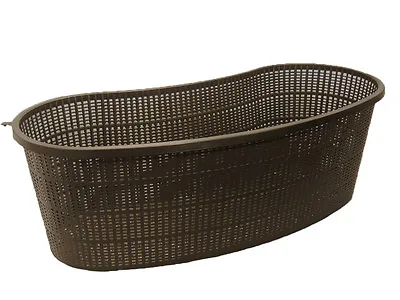 Contour Kidney Shaped 17  Aquatic Pond Plant Basket Planting Pot Slotted Mesh • $23.95