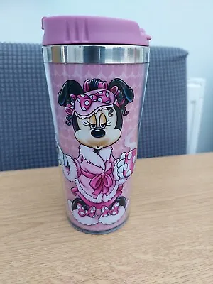 Disney Parks Genuine Minnie Mouse Mornings Aren't Pretty Travel Mug • $37.34