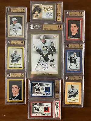 2005/06 Beehive Rc Sidney Crosby 10 Rookie Cards Psa 10 Bgs 9.5 / Auto Bgs 10 • $69999.99