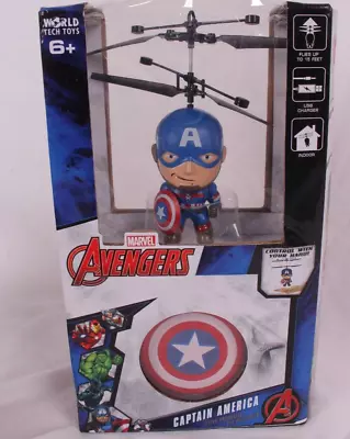 Marvel Avengers Big Head Flying Helicopter Figure - Captain America • $15.99