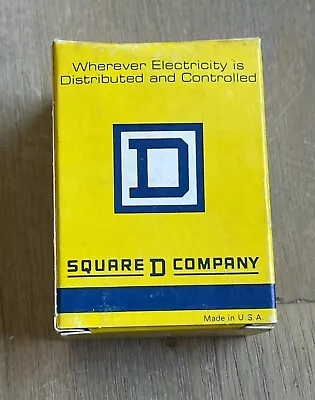 Square D Class 9001 Type Go-3 Red Push Button Double Circuit 75261 New In Box • $7