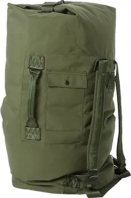 New Vintage Military Issue Canvas Duffle Bag Equipment Sea Bag Usa Made • $44.98