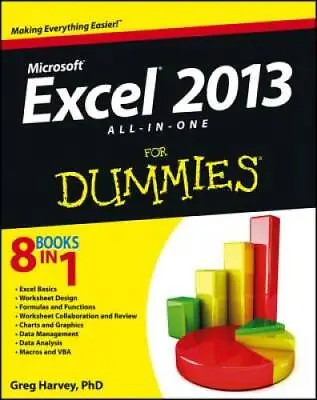 $4.13 • Buy Excel 2013 All-in-One For Dummies - Paperback By Harvey, Greg - VERY GOOD