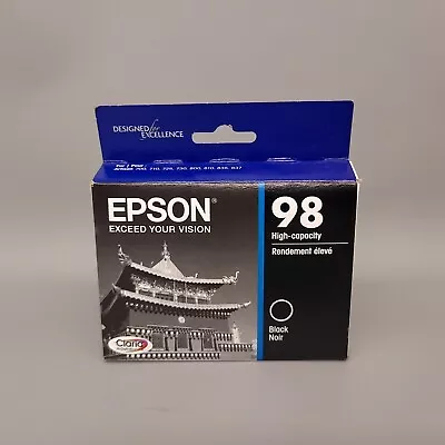 Epson 98 High Capacity Black Ink Cartridge T098120 Genuine Sealed EXP 07/2025 • $14.99