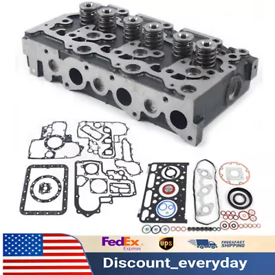 D1503 Complete Cylinder Head & Full Gasket Assembly Fit For Kubota L3300F L2800F • $408.50