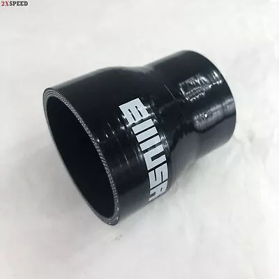 Brand NEW 2  To 2.5  Black Straight Silicone Hose Coupler 4 Layer Polyester • $10.99