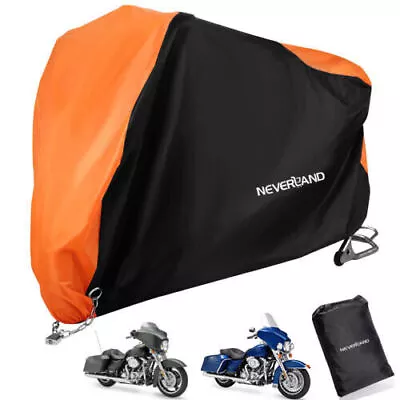 Motorcycle Bike Cover Waterproof For Honda Goldwing GL 1000 1100 1200 1500 1800 • $26.59