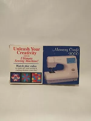 Janome Memory Craft 9000 Owners Instructional Video Tape Vhs Vcr Manual • $18.99