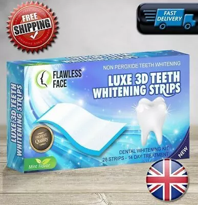 28 Strips Professional Teeth Whitening Safe Tooth Bleaching ICE White 14 Days UK • £7.55