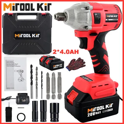 1/2'' Cordless Electric Impact Wrench Gun With Li-ion Battery High Power Driver • $58.99
