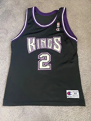 MITCH RICHMOND Champion SACRAMENTO KINGS Jersey 44 NBA Blank Back Tisdale • $44.99