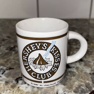 Vtg 1987 Hershey Kisses Club From Hershey's Foods Corporation Small Rare Mug • $6.99