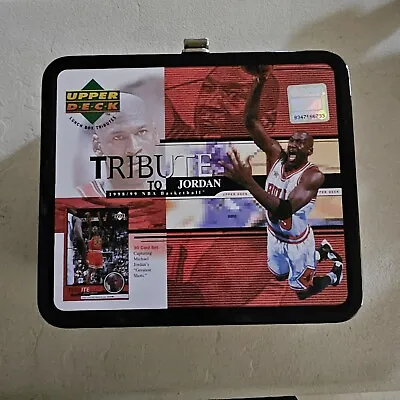 1998-1999 Upper Deck Tribute To Michael Jordan Lunch Box (no Cards) • $18