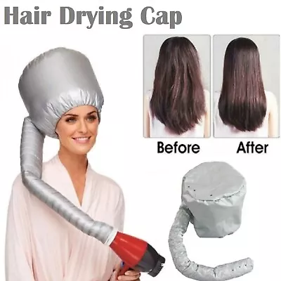 Bonnet Hair Drying Cap Hat Hood Soft Women Blow Dryer Hairdressing Tool Home AU • $13.99