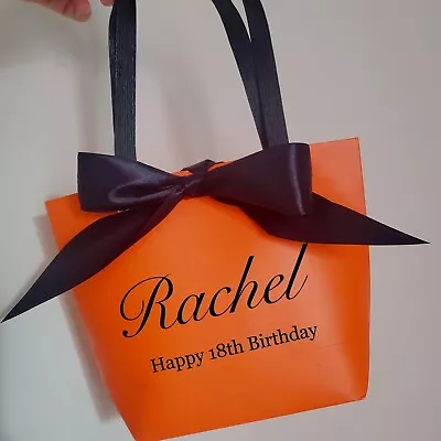 Personalised Gift Bag For Birthday Baby Shower Wedding 18th 30th 40th 50th 60th • £3.99