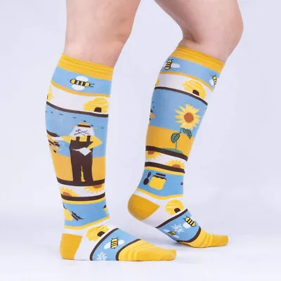 Sock It To Me Women's Knee High Socks - Honey You're A Keeper (UK 3-8) • $18.02