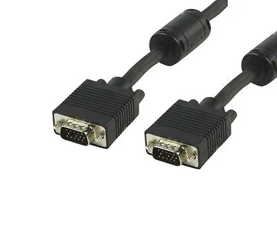 £13.62 • Buy Quality 10m VGA Cable 10 Metre / SVGA PC / Laptop To TV / Monitor Lead
