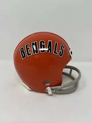 Bengals 1968-79 Custom 2 Bar Riddell Throwback VSR4 Mini Helmet • $49.99