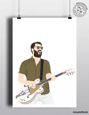 LIAM FRAY T In The Park Festival 2016 Music Print Poster Minimal Courteeners Art • £10