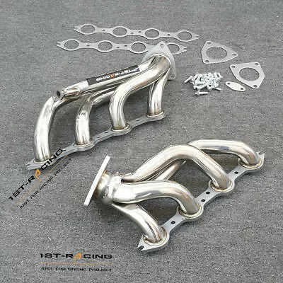 Exhaust Headers FOR 99-06 Chevy Silverado GMC Sierra 1500 2500 3500 Trucks 6.0L • $159.79